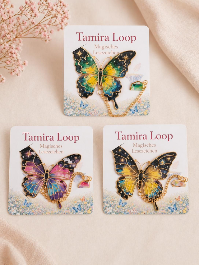 Metall-Lesezeichen "Schmetterling" Tamira Loop